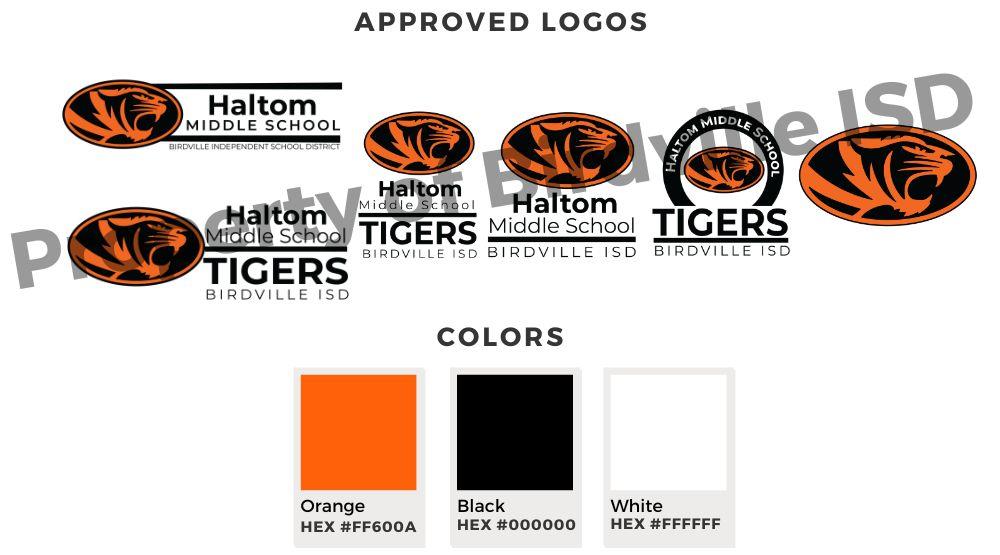 Birdville ISD logos and approved colors. Contact district for logos and details. 